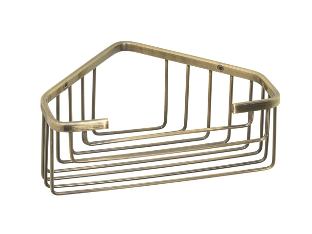 SMART rohová polica do sprchy, 200x80x151mm, bronz