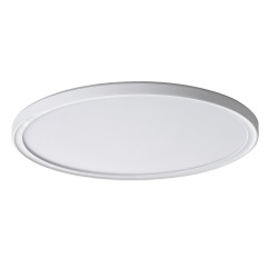 Stropné LED svietidlo AZPO, ø 420 mm, 22 W, 3000/4000/6000 K, IP54, biele