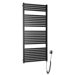 TONDI-E elektrické vykurovacie teleso rovné 600x1330 mm, 600W, čierna mat