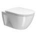 PURA ECO WC sedátko soft close, duroplast, biela/chorm