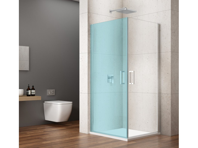 LORO sprchové dvere jednodielne pre rohový vstup 900mm, číre sklo