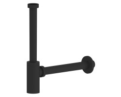 Umyvadlový sifón KING 5/4“, odpad 32 mm, ABS/čierny matný