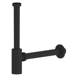 Umyvadlový sifón KING 5/4“, odpad 32 mm, ABS/čierny matný