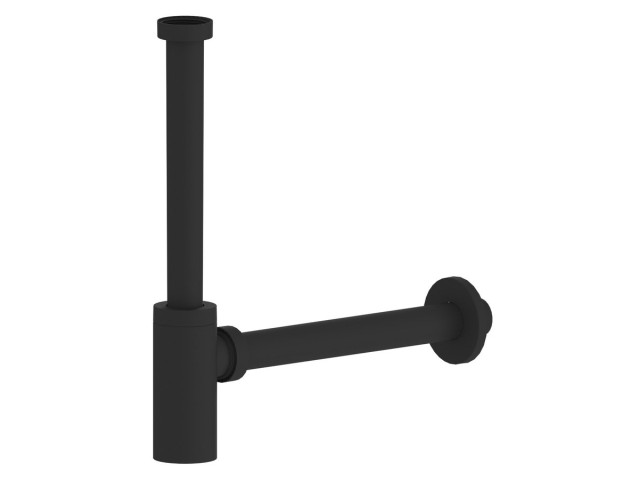 Umyvadlový sifón KING 5/4“, odpad 32 mm, ABS/čierny matný
