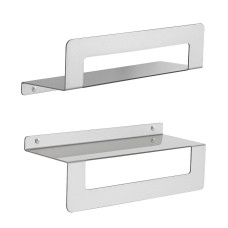 CLEO polička s držiakom na uteráky 300 mm, matná nerezová oceľ CLEO polička s držiakom na uteráky 300 mm, matná nerezová oceľ