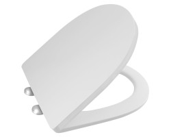 LEON WC sedátko, Slim, Soft Close, duroplast, bílá