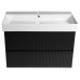 FILENA umývadlová skrinka 82x51, 5x43cm, čierna mat strip