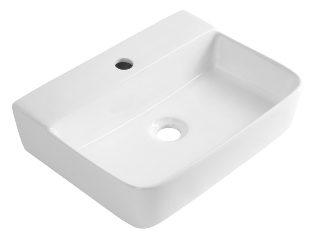 Keramické umývadlo CRISTY 45x34cm, biele