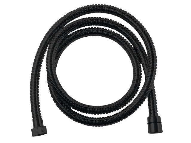 POWERFLEX kovová sprchová hadica, 200 cm, matná čierna