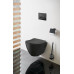 WC sedadlo PAULA, SLIM, Soft Close, čierne matné