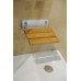 Sprchové sedadlo 32x32,5cm, sklopné, bambus