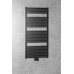 TONDI vykurovacie teleso rovné 600x1330 mm, stredové pripojenie, čierna mat