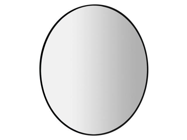 SHARON okrúhle LED podsvietené zrkadlo ø 80cm, čierna mat