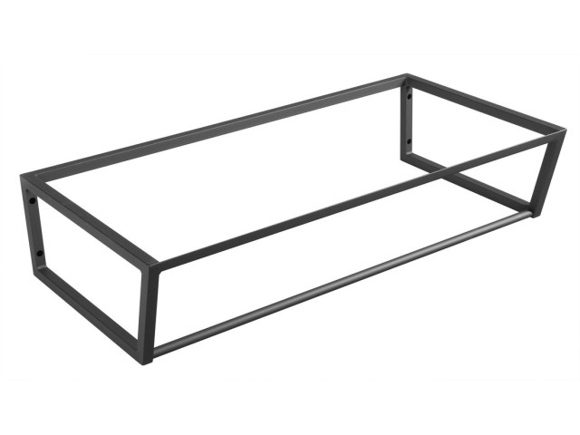 SKA konštrukcie pod umývadlo / dosku 900x200x460mm, čierna mat