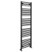 DIRECT radiátor s bočným pripojením 450x1680 mm, matná čierna