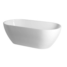 Reduta voľne stojaca vaňa liaty mramor 150x75x55cm, biela