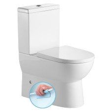 JALTA WC kombi, Rimless, spodný/zadný odpad