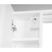 ZOJA/KERAMIA FRESH STRIP galerka s LED osvetlením, 60x60x14cm, ľavá, biela
