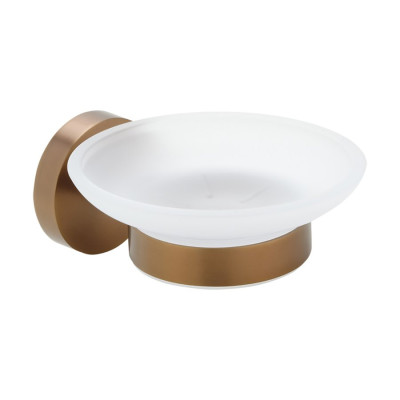 X-ROUND COPPER mydelnička, mliečne sklo, matná meď