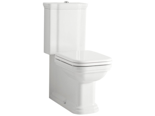 WALDORF WC kombi, spodný/zadný odpad, biely chróm