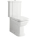WALDORF WC kombi, spodný/zadný odpad, biely chróm