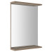 KORIN STRIP zrkadlo s LED osvetlením 50x70x12cm, dub platina