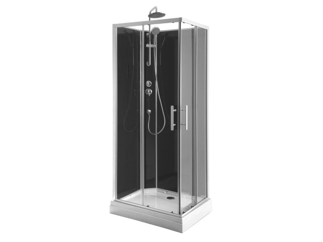 GRANVIK obdélníková sprchová kabina 700x900x2180mm, číre sklo