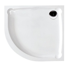 HERA90 sprchová vanička z liateho mramoru, štvrťkruh, 90x90x7,5cm, R550