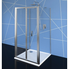 EASY LINE viacstenné sprchovací kút 900x800mm, skladacie dvere, L / P variant, číre sklo