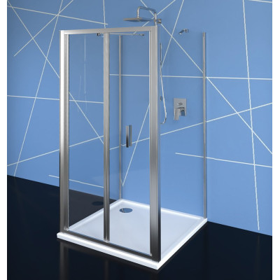 EASY LINE viacstenné sprchovací kút 900x800mm, skladacie dvere, L / P variant, číre sklo