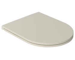 Toaletné sedadlo INFINITY, SLIM, Soft Close, Easy Take, slonovinová farba