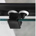 SIGMA SIMPLY BLACK štvorcový sprchovací kút 900x900 mm, rohový vstup, číre sklo