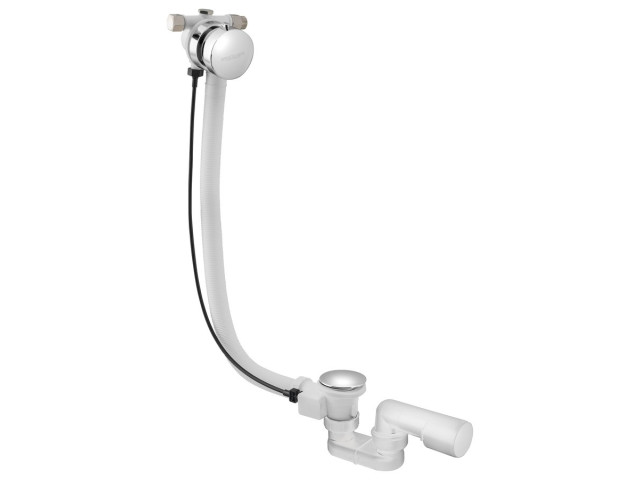 Súprava pre vaňu s napúšťacím ventilom, dĺžka 700 mm, DN40/50, chróm