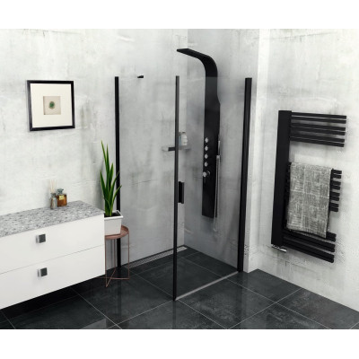 Zoom Line Black čtvercový sprchový kout 900x900mm L/P varianta