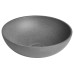 TURF betónové umývadlo vrátane výpuste, priemer 44 cm, čierny granit