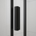 EASY BLACK sprchové dvere 1100 mm, číre sklo