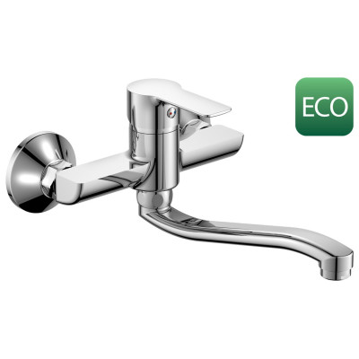 BARON ECO 6 l/min, nástenná batéria, chróm