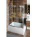 AKCE - DEEP sprchové dvere 1300x1650mm, číre sklo
