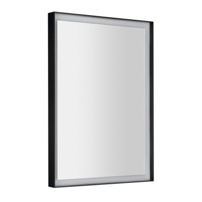 SORT LED podsvietené zrkadlo 47x70cm, matná čierna
