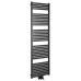 Vykurovacie teleso TONDI rovné 450x1690 mm, stredové pripojenie, čierna podložka