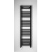 DIRECT radiátor s bočným pripojením 450x1680 mm, matná čierna