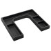 LINDO "U" organizér 372x36x323mm, plast, antracit