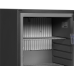 Minibar s presklenými dvierkami, čierna TM33G