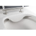 MEDIC WC kombi, zvýšený sedák, Rimless, 37x80 cm, spodný/zadný odpad, biela