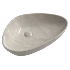DALMA keramické umývadlo 58,5x39x14 cm, Marfil
