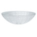 TOSEMI sklenené gravírované umývadlo, priemer 42 cm, číra
