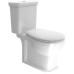 WC kombi CLASSIC, spodný/zadný odpad, biele