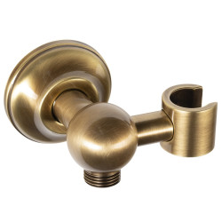 ANTEA držiak sprchy s vývodom, bronz