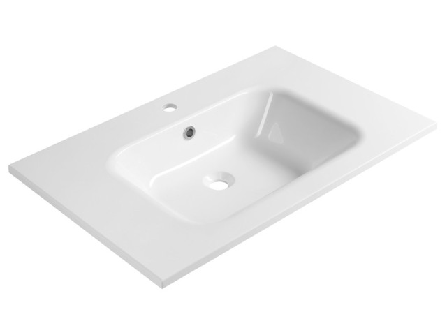 Umyvadlo ARECA, liaty mramor, 81 x 51,5 cm, biele Umyvadlo ARECA, liaty mramor, 81 x 51,5 cm, biele