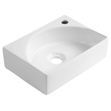Keramické umývadlo RUBIC 34x25cm, biele